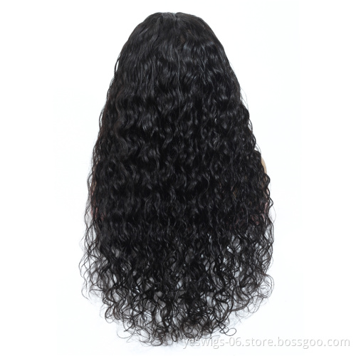 Mink Brazilian Human Glueless HD Lace Wig Unprocessed 10A Virgin Cuticle Aligned Hair 360 Full 13*6 Lace Frontal Water Wave Wig
